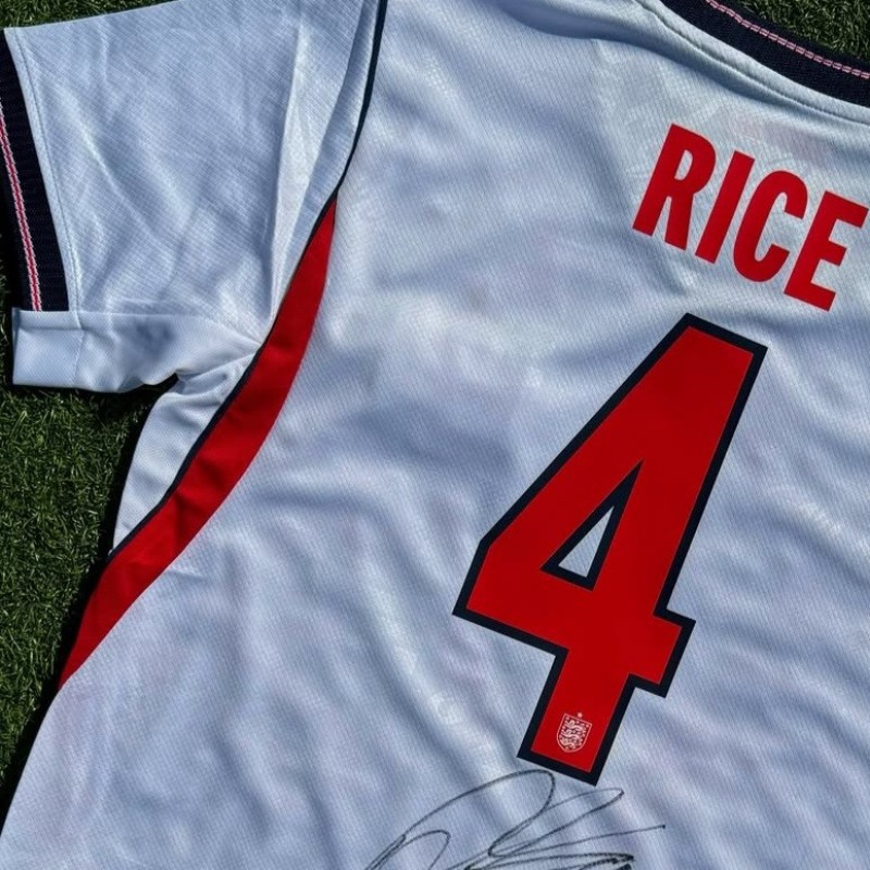 Declan Rice Signed England 2026-27 Football Shirt COA