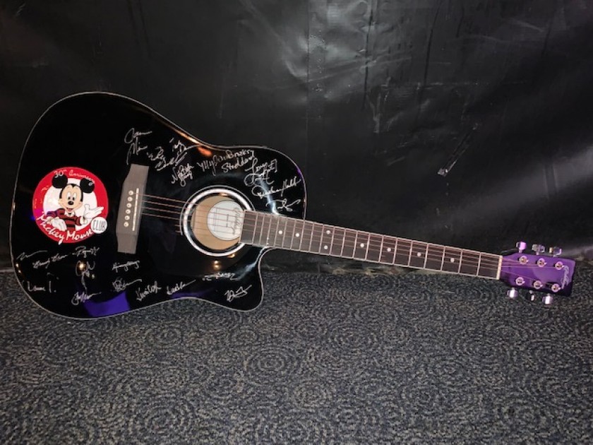 Reunion Mouseketeer Autographed Guitar