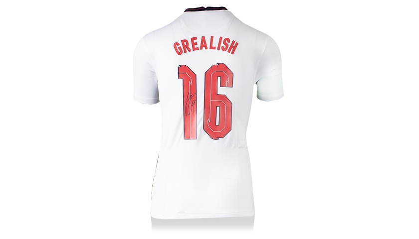 Grealish's England Signed Shirt, 2020-21 