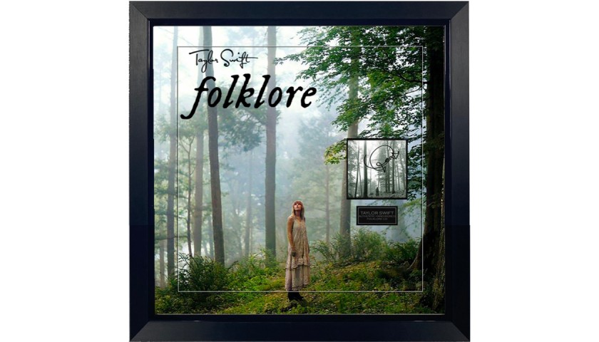 Taylor Swift Signed Folklore Display