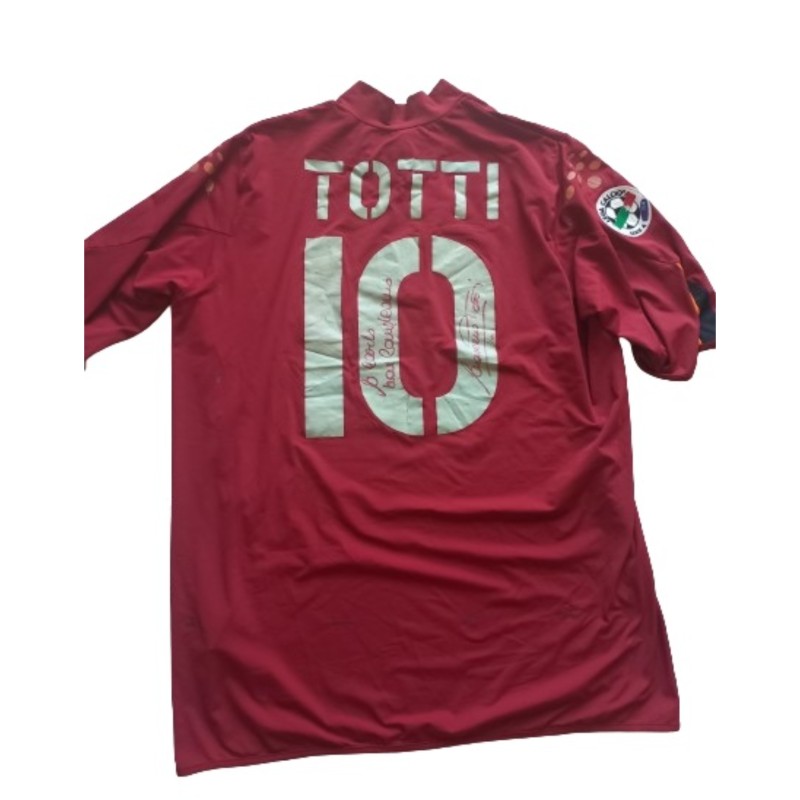 Totti's Roma Match-Issued Signed Shirt, 2004/05 