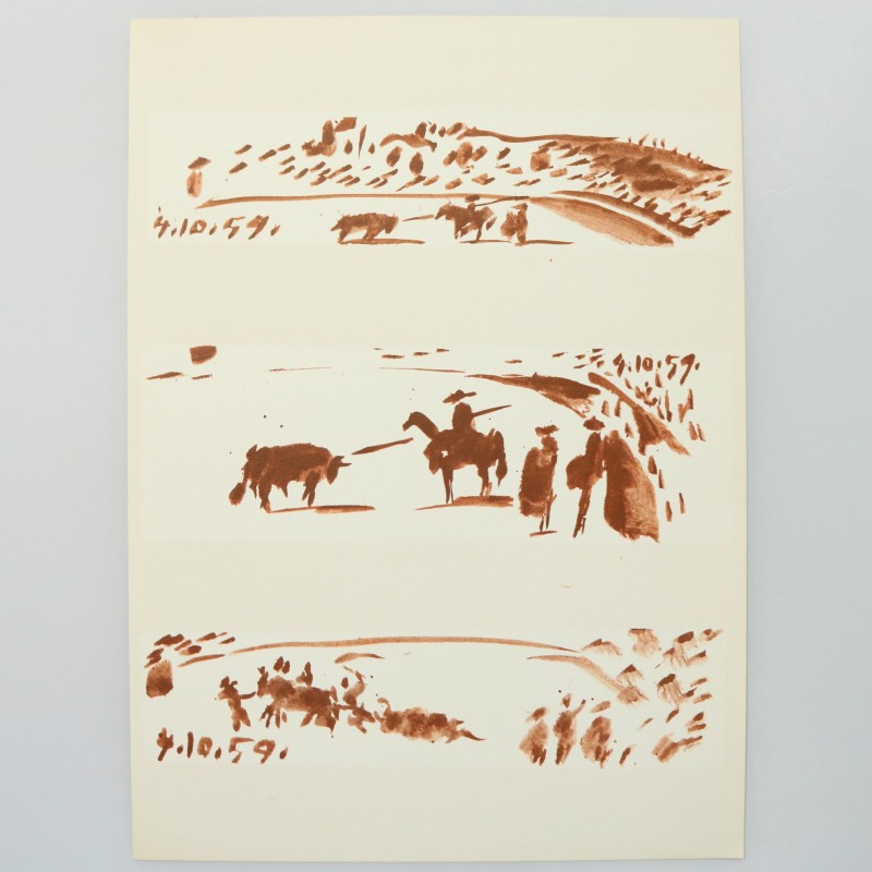 1959 "Toros y Toreros" Signed Lithograph Series by Pablo Picasso