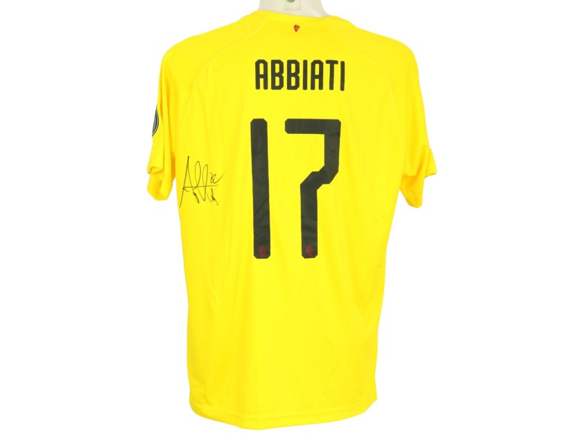 Maglia Abbiati unwashed Liverpool Legends vs Milan Glorie 2019 - Autografata