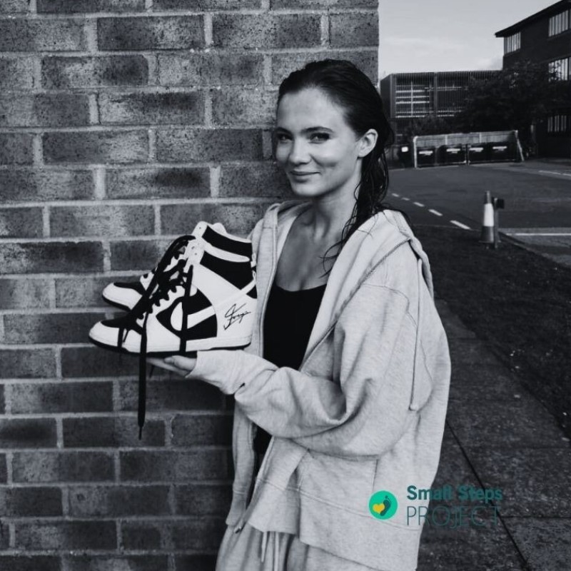 Freya Allan's Worn and Signed Shoes
