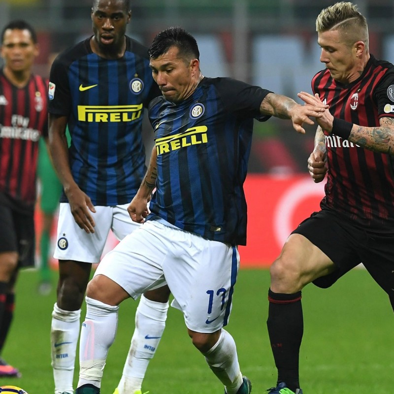 Maglia Kucka indossata in Milan-Inter, 20/11/16  - patch speciale