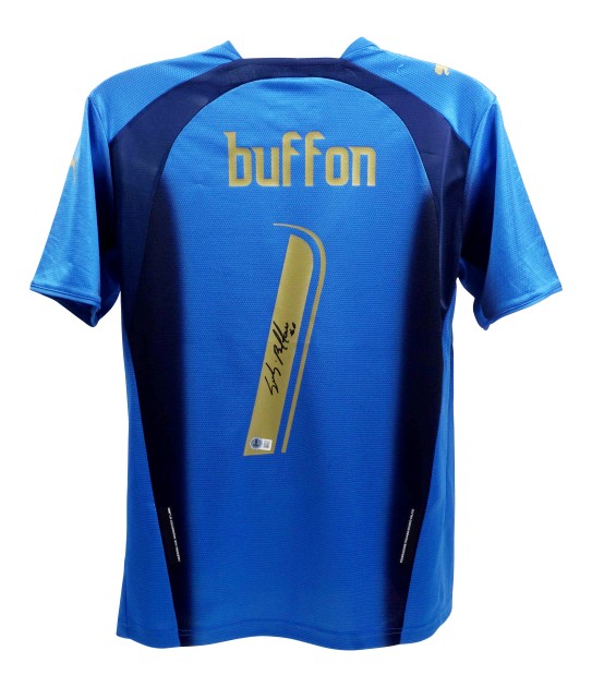 Gianluigi Buffon's Italy Signed Replica Shirt