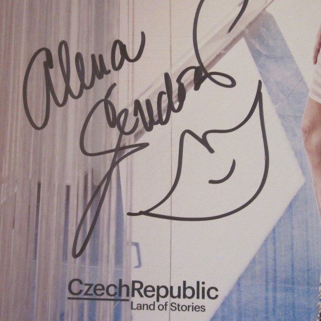 Expo CZ calendar signed by Alena Seredova