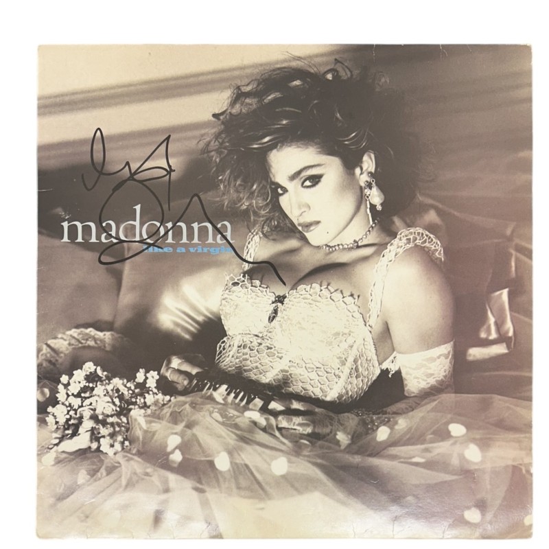 Madonna Signed Like A Virgin Vinyl LP