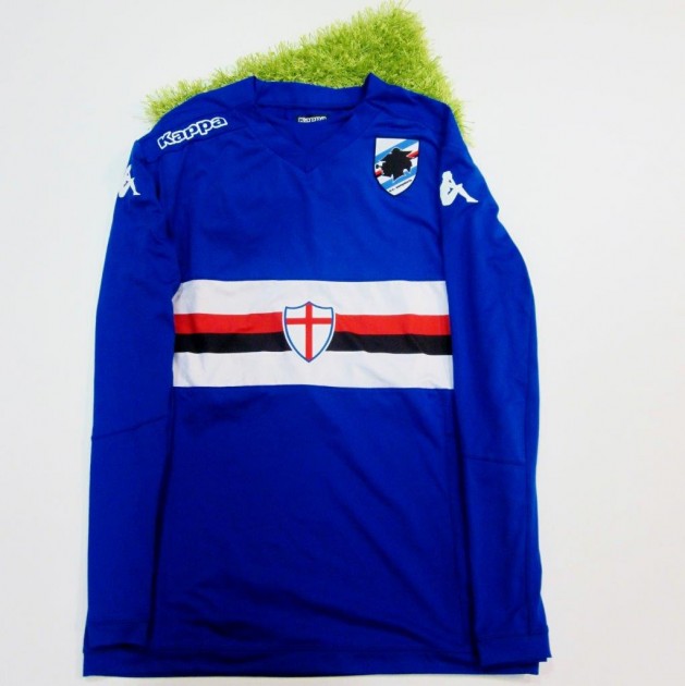 De Silvestri Sampdoria match worn/issued shirt 2014/2015 - signed