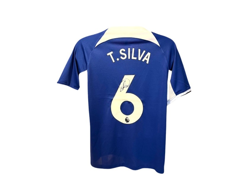 La maglia replica firmata di Thiago Silva per il Chelsea 2023/24