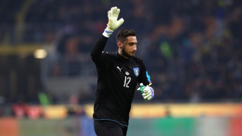 Maglia gara Donnarumma, Italia-Germania 2016