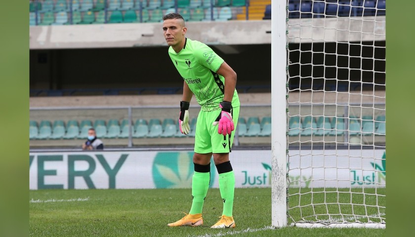 Silvestri's Match-Issued Shirt, Cagliari-Hellas Verona - Coppa Italia 2020
