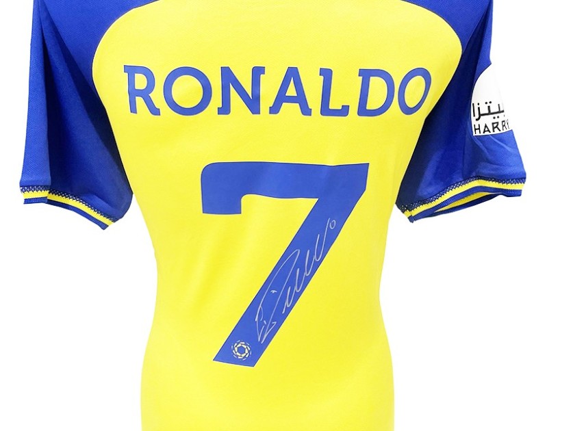 La maglia firmata da Cristiano Ronaldo per l'Al-Nassr FC - CharityStars