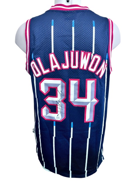 Hakeem Olajuwon's Houston Rockets Signed Official Jersey