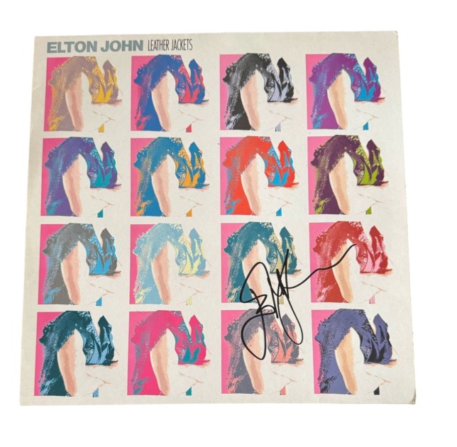 Elton John Signed Vinyl LP