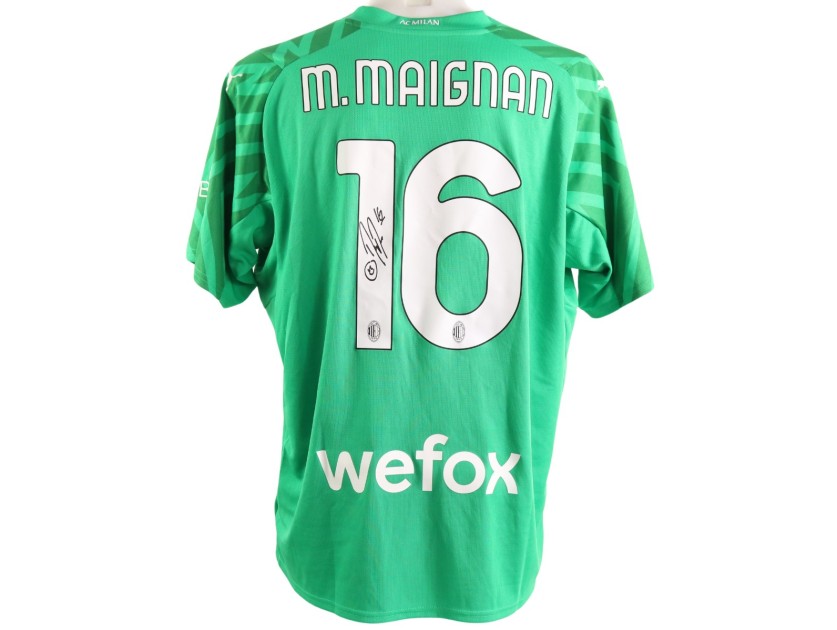 Maignan Official AC Milan Signed Shirt, 2023/24 