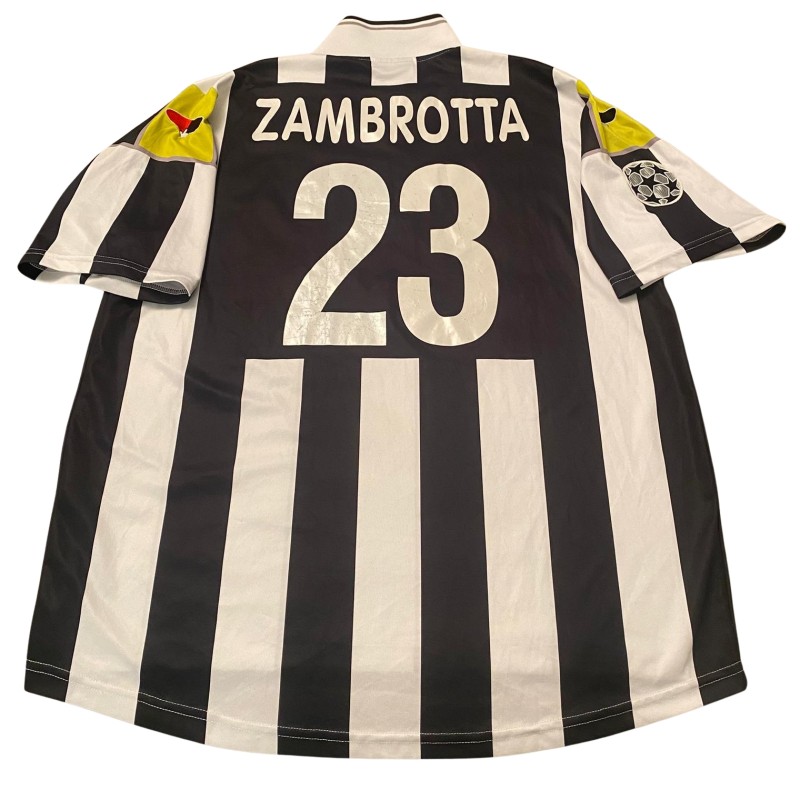 Zambrotta's Juventus Match-Issued Shirt, UCL 2000/01