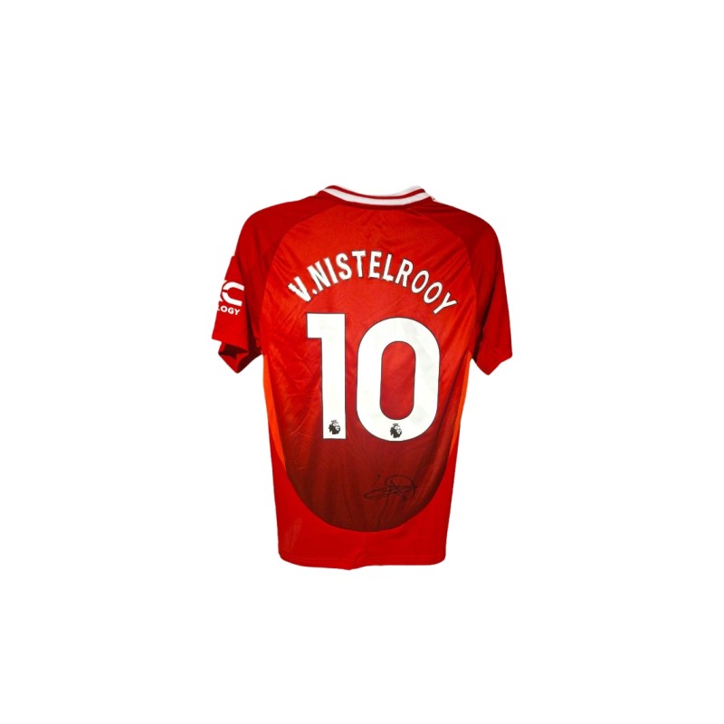 Replica maglia firmata da Ruud van Nistelrooy Manchester United 2024/25