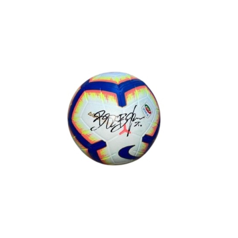 Serie A Official Ball, 2018/19 - Signed by Giuseppe Bergomi