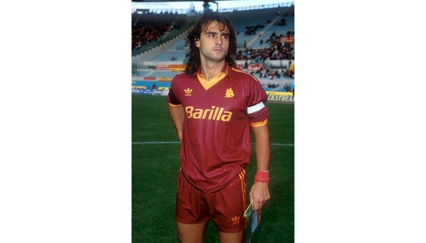 Giannini's Roma Match-Issued Shirt, 1995/96