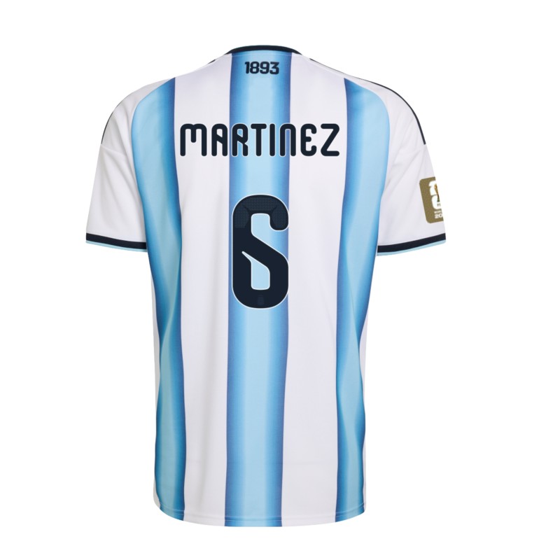 Martinez's Argentina 2026 Signed with Personalised Dedication Shirt