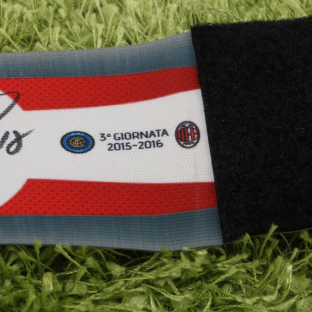 Montolivo captain armband, worn Inter-Milan 13/9/15