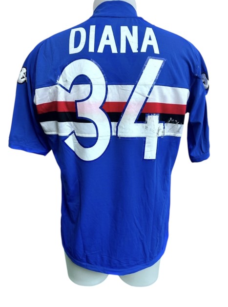 Maglia Indossata Diana Sampdoria vs Inter, 2005