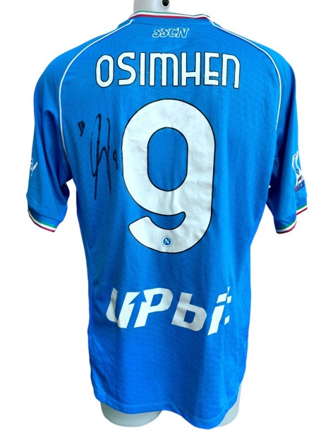 Osimhen's Napoli Signed Match-Issued Shirt, 2023/24