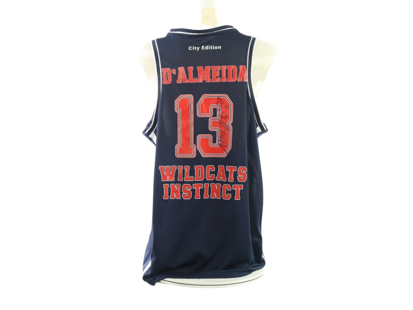 D'Almeida's Urania Basket "Special Edition" Signed Match-Worn Away Jersey, 2025/26