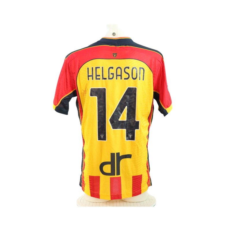 Helgason's Lecce vs Inter Signed Unwashed Shirt, 2025