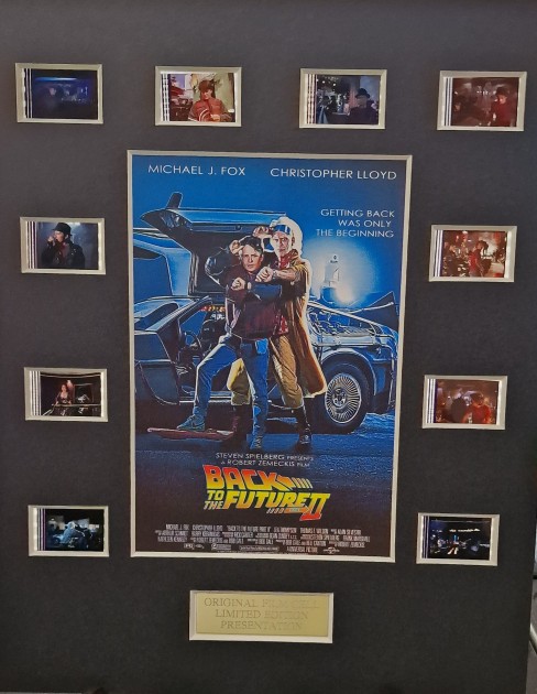 Maxi Card con frammenti originali della pellicola Back To The Future II