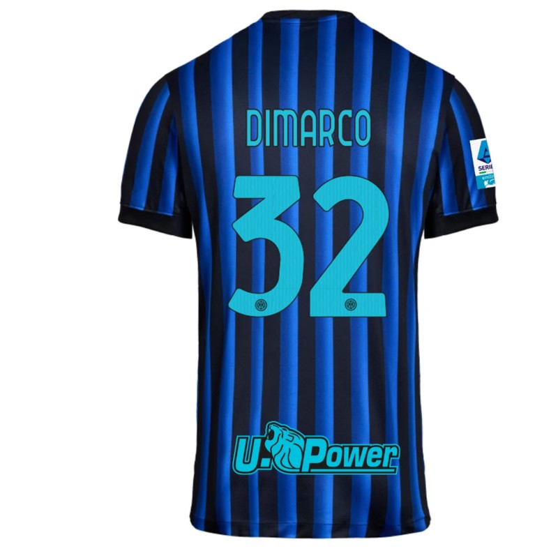 Di Marco's Inter Milan 2025/26 Signed with Personalised Dedication Shirt