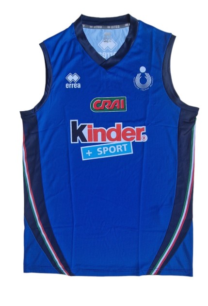 Italian National Volleyball Team Match-Issued Shirt