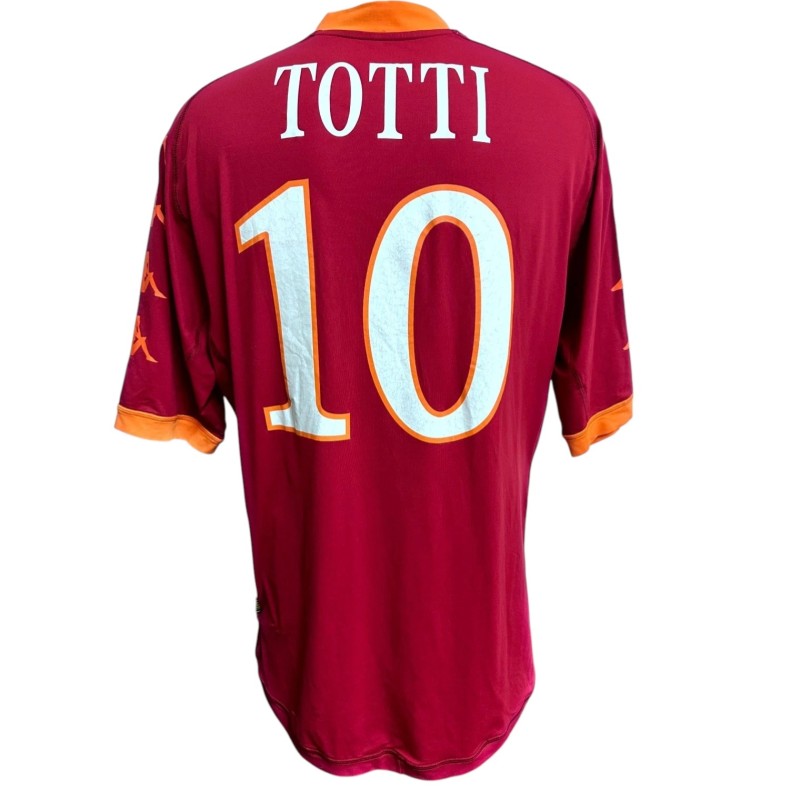 Totti's Roma Match-Issued Shirt, 2010/11