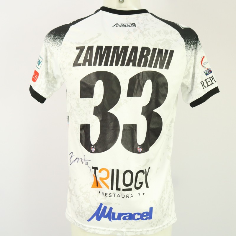 Zammarini's Unwashed Signed Shirt, Sorrento vs Catania 2024