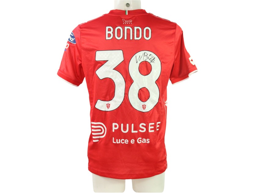 Bondo's Signed Unwashed Shirt, Monza vs Milan 2024