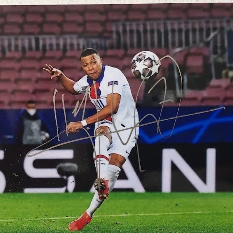 Fotografia Autografata da Kylian Mbappé