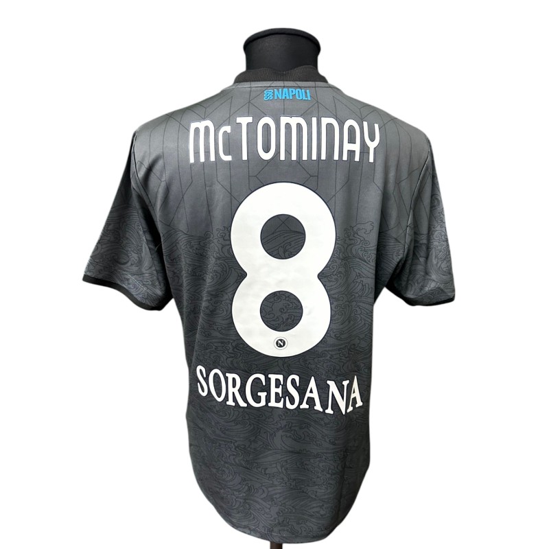 McTominay's Napoli vs Atalanta Issued Shirt, 2024