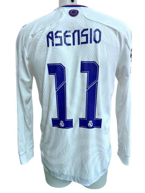 Asensio's Real Madrid Issued Shirt, UCL 2021/22