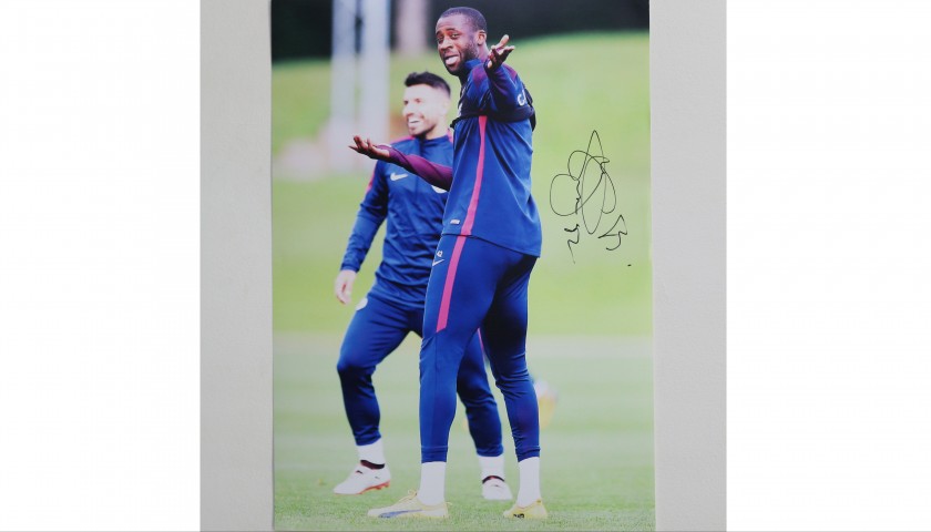 Yaya Touré Manchester City A2 Signed Photograph