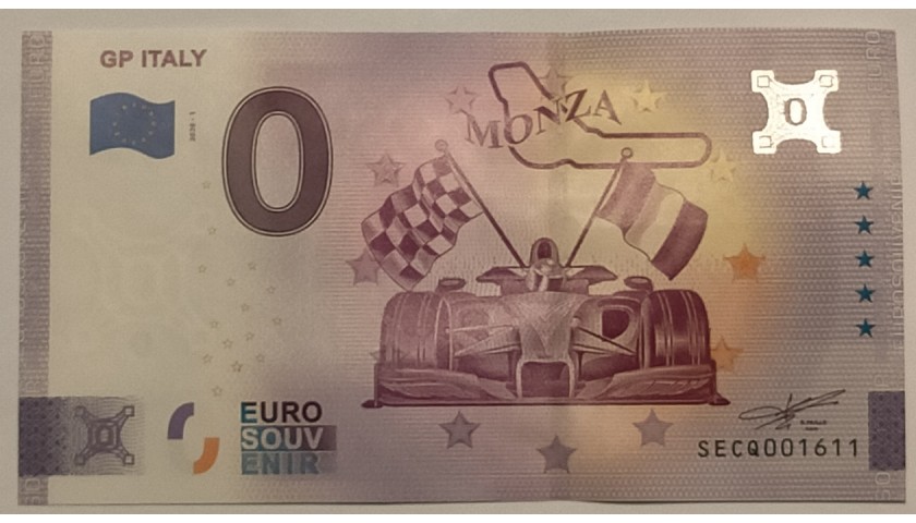 Zero Euro Banknote - GP Italy (Monza)