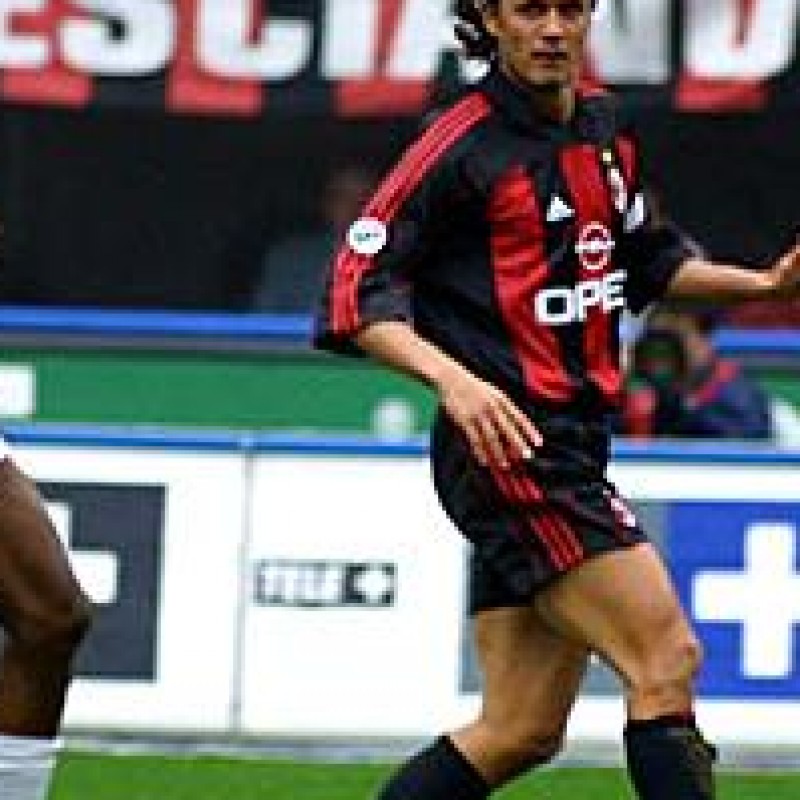 Maglia Maldini indossata Milan-Reggina Serie A 2000/2001