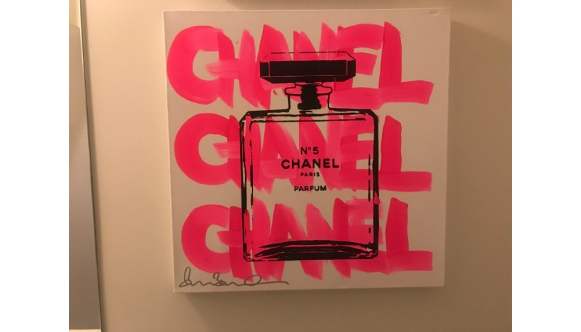 Shane Bowden Signed Chanel Painting - CharityStars