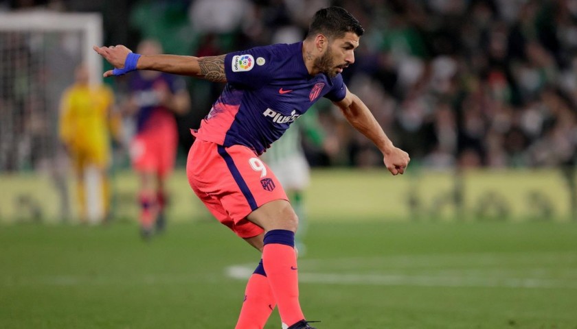 Suarez's Match Shirt Atletico Madrid, 2020/21 - CharityStars