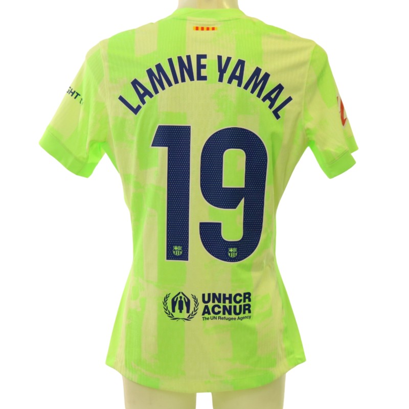 Lamine Yamal's Barcelona Match-Issued Shirt, 2024/25