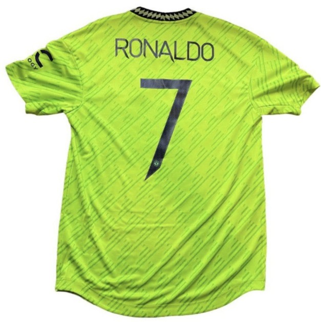 Cristiano Ronaldo's Manchester United vs Real Sociedad Issued Shirt, Europa League 2022