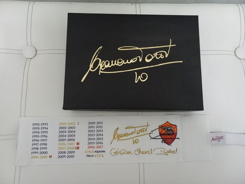 Totti's Limited Edition Signed Captain's Armband Box