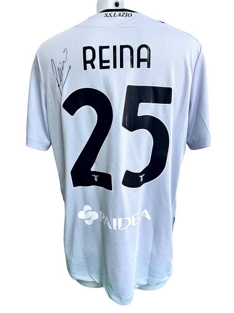Reina's Lazio Signed Match-Issued Shirt, 2021/22
