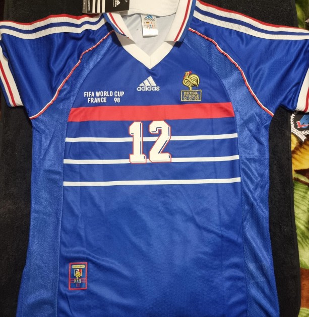 Thierry Henry Autographed France World Cup 1998 shirt