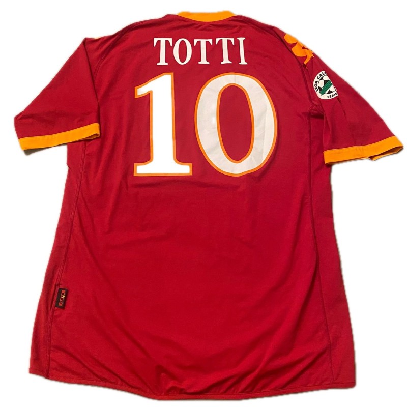 Totti's Roma Match-Issued Shirt, 2009/10